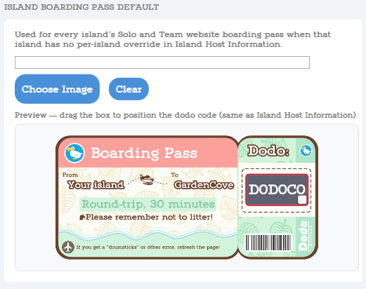 Boarding Pass Default