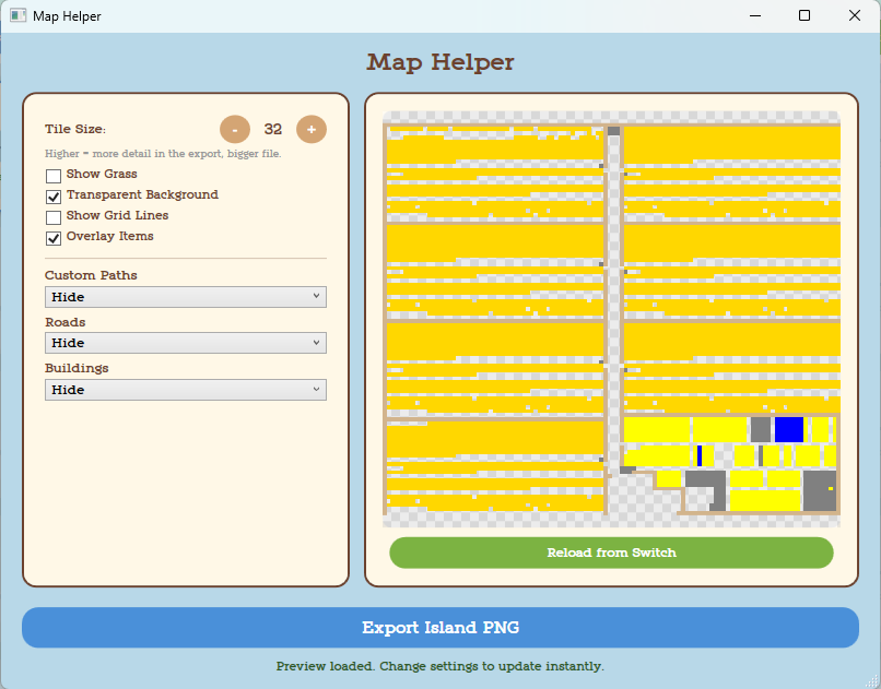Map Helper Panel