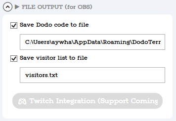 File Output (OBS)